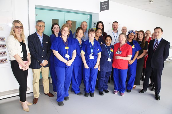 Surgical hub team receiving accreditation at the hub unit